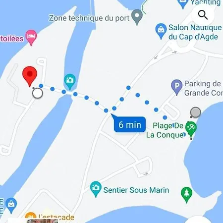 La Vue En Bleu. * Agde